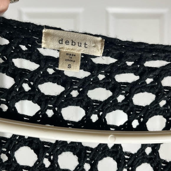 Debut Multicolor Crochet Sweater - Picture 3 of 3